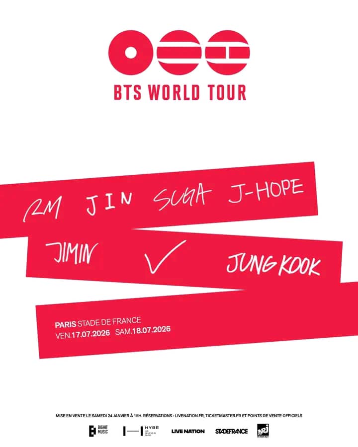 BTS World Tour - Stade de France